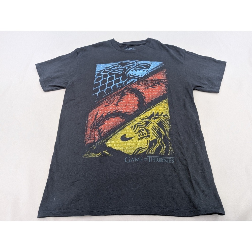Game Of Thrones HOUSE SIGILS STARK TARGARYEN LANNISTER T-Shirt Size M